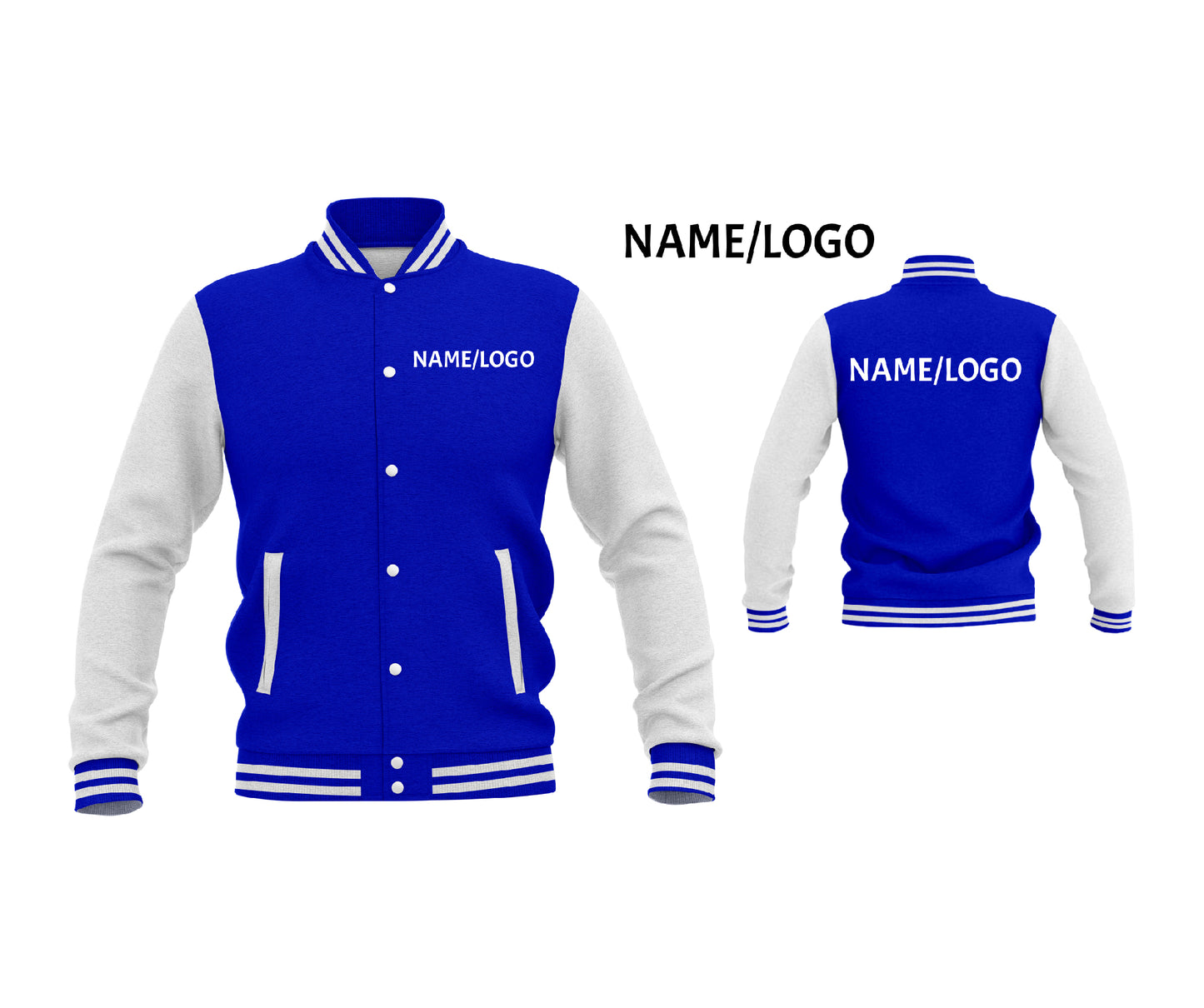 Personalized College Letterman Jacket Wool with Genuine Leather | Custom Bowling Team Varsity Jacket
