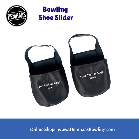 Personalisierter Bowling Schuh-Slider – Individuelles Bowling-Zubehör mit Logo oder Name | Rutschfester Überzieher für Bowlingschuhe