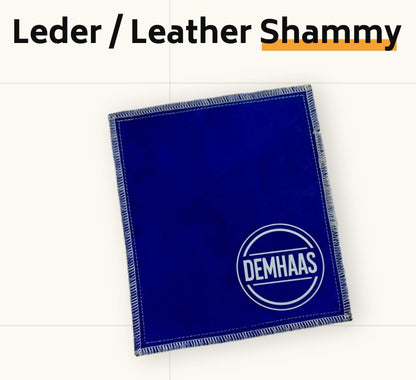Bowling Shammy Leather Blue