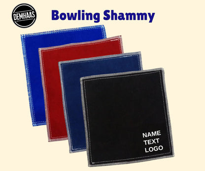 Personalisierte Bowling Leder Shammy Pad Bowlingkugel Reiniger Unverzichtbares Bowling Zubehör