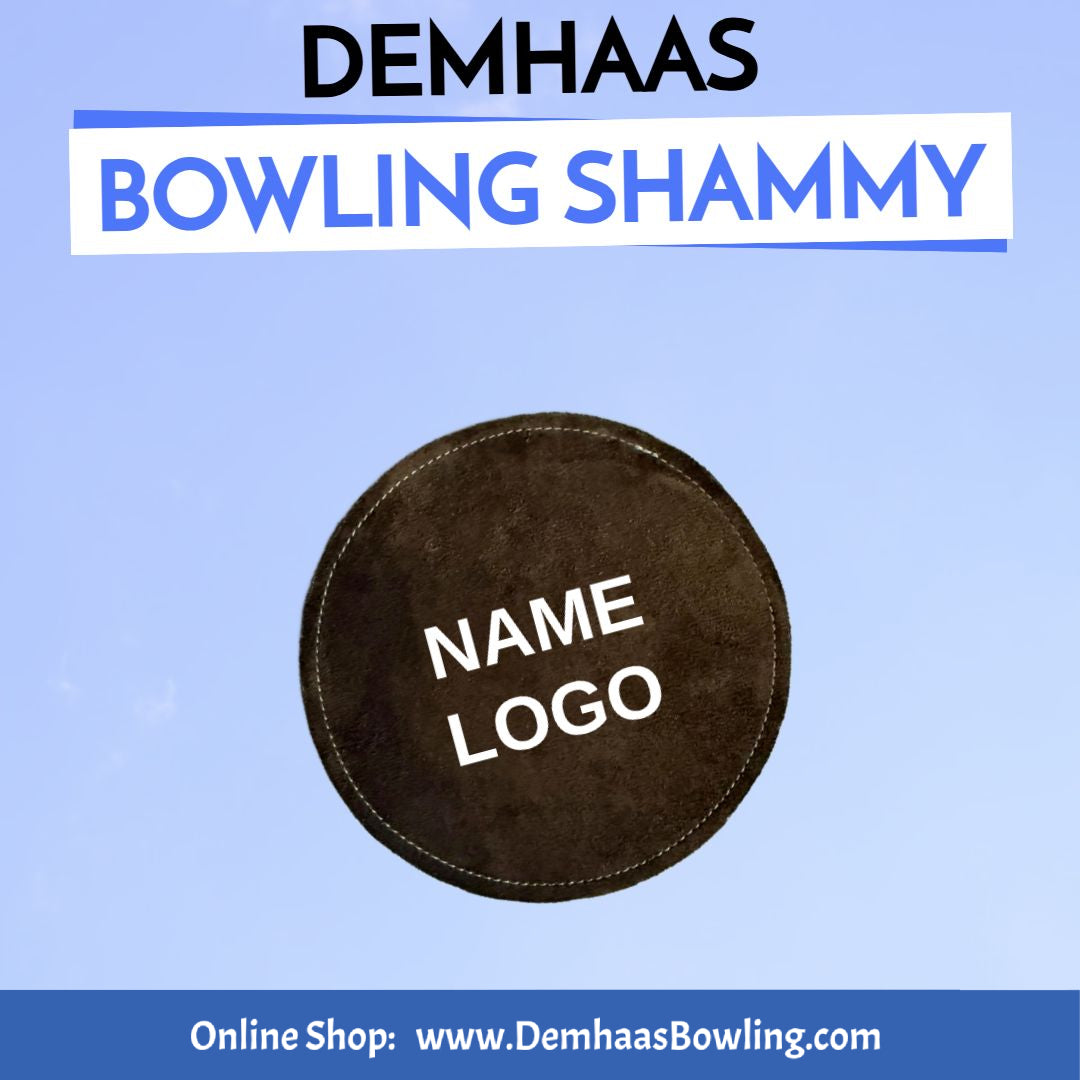 Personalisiertes Leder-Shammy-Pad zur Reinigung von Bowlingkugeln – Unverzichtbares Bowlingzubehör