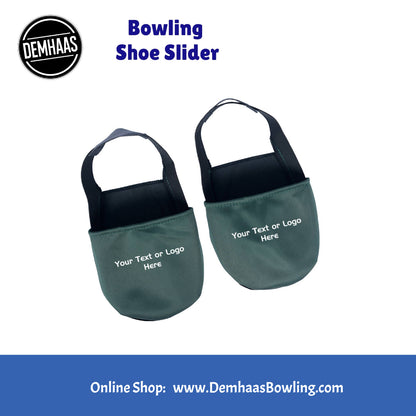 Personalisierter Bowling Schuh-Slider – Individuelles Bowling-Zubehör mit Logo oder Name | Rutschfester Überzieher für Bowlingschuhe