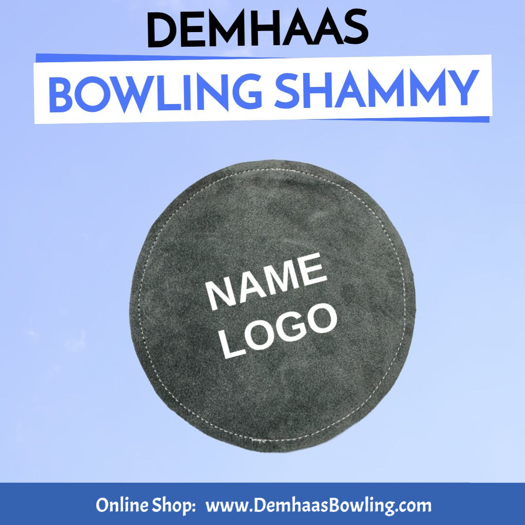 Personalisiertes Leder-Shammy-Pad zur Reinigung von Bowlingkugeln – Unverzichtbares Bowlingzubehör