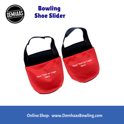 Personalisierter Bowling Schuh-Slider – Individuelles Bowling-Zubehör mit Logo oder Name | Rutschfester Überzieher für Bowlingschuhe
