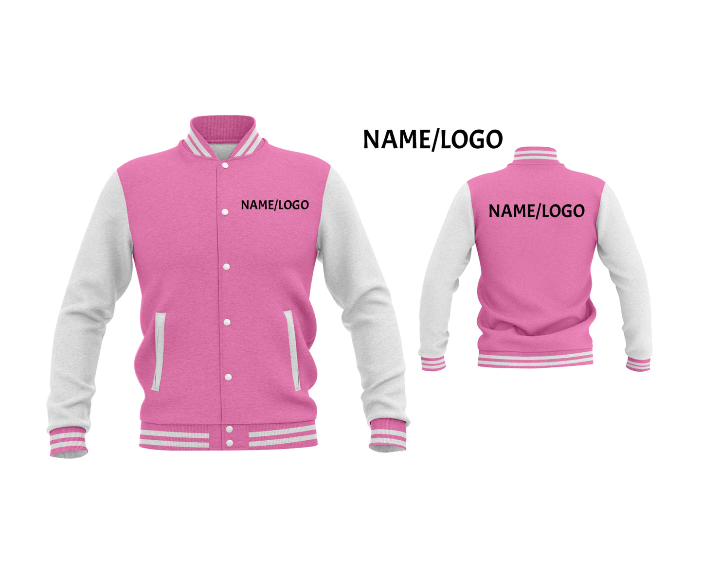 Personalized College Letterman Jacket Wool with Genuine Leather | Custom Bowling Team Varsity Jacket