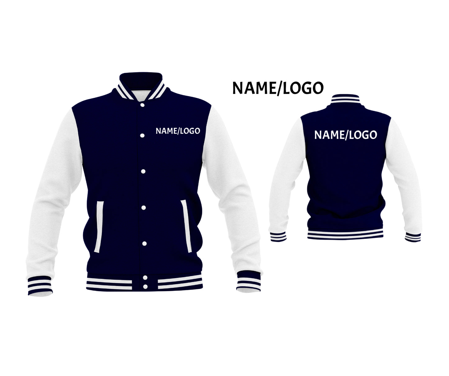 Personalized College Letterman Jacket Wool with Genuine Leather | Custom Bowling Team Varsity Jacket