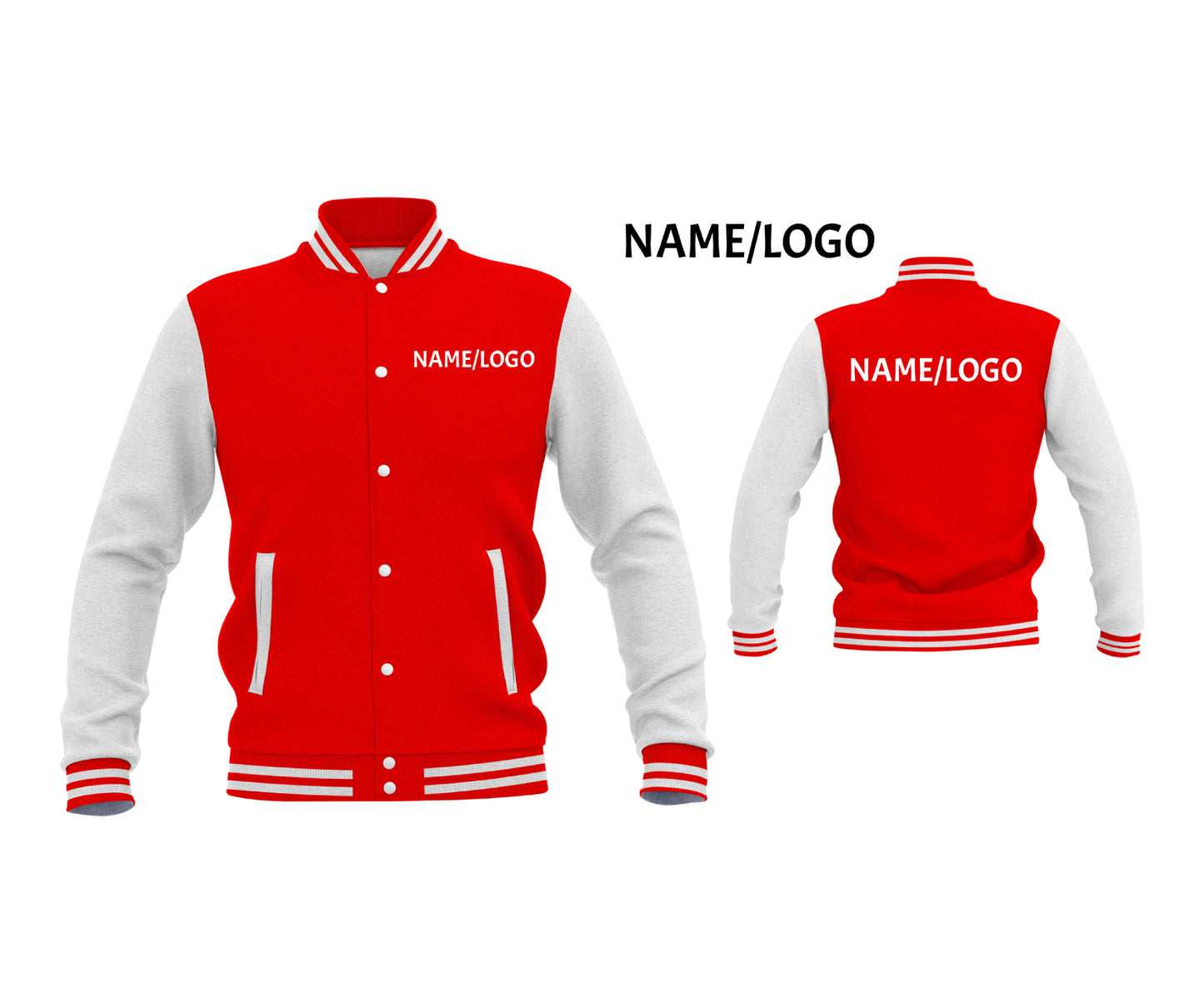 Personalized College Letterman Jacket Wool with Genuine Leather | Custom Bowling Team Varsity Jacket