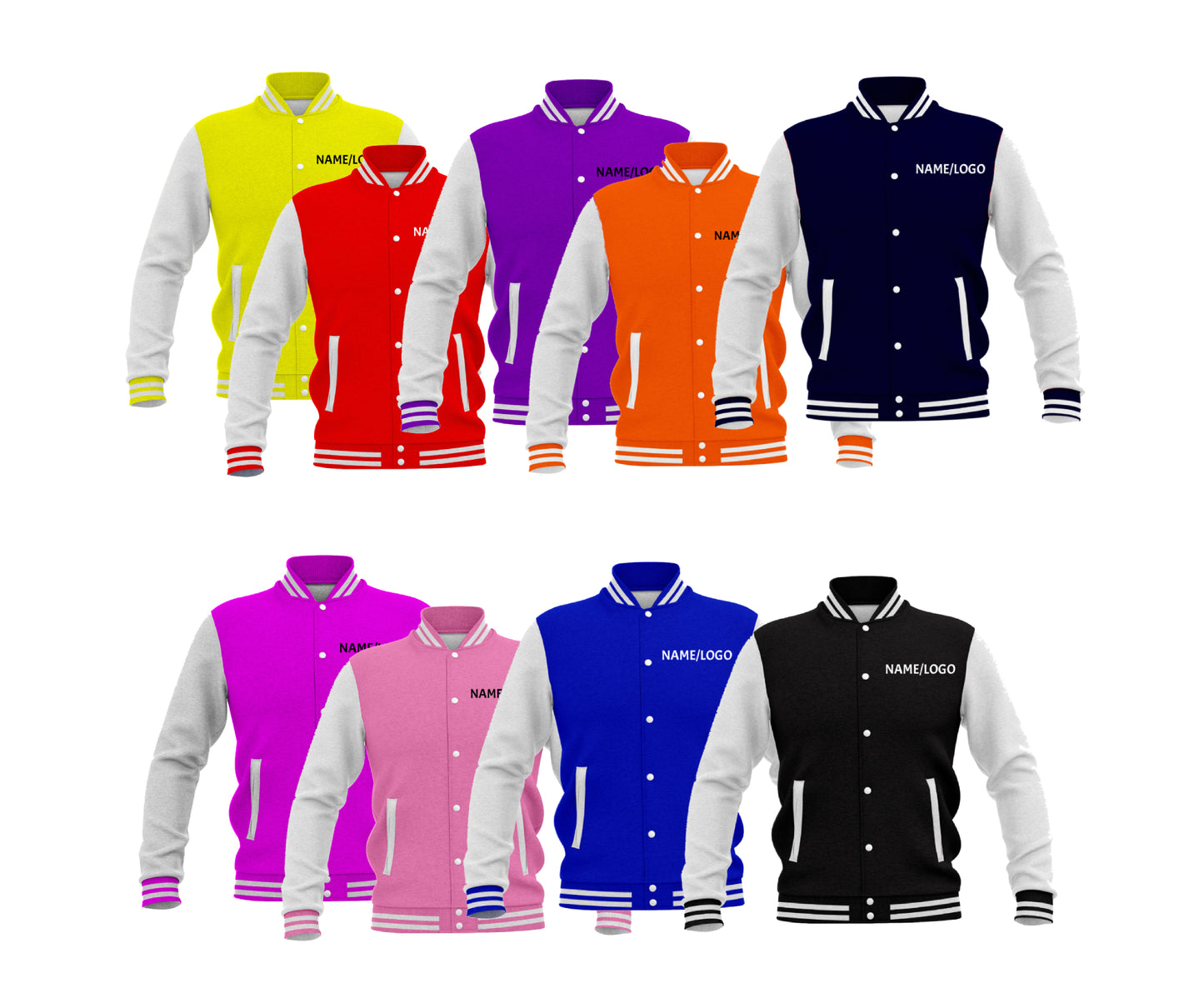 Personalized College Letterman Jacket Wool with Genuine Leather | Custom Bowling Team Varsity Jacket