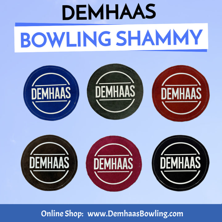 DEMHAAS many leather colors leather bowling shammy, circle shape, heavy oil absorber