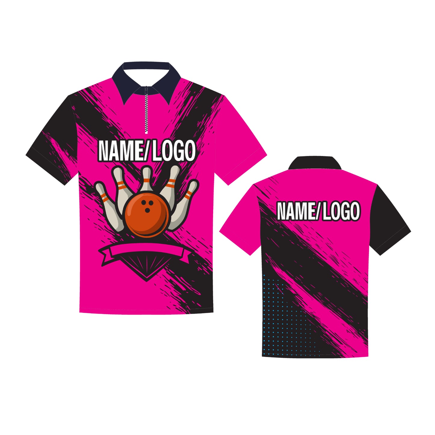 Individuelles Sublimiertes Bowling-Shirt mit Ihrem Logo – Personalisierte Team Trikots – Viele Farben – Größen XS–4XL