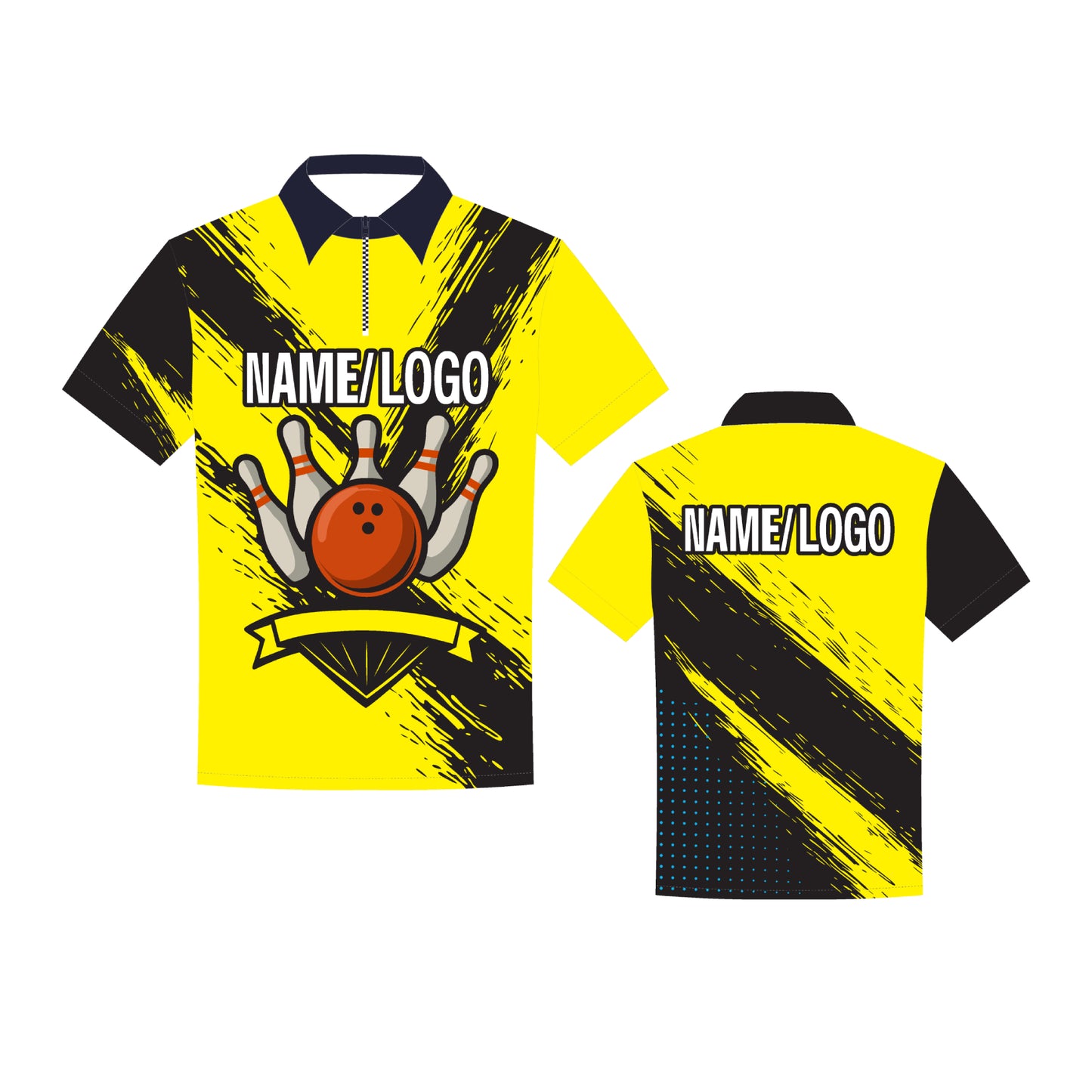 Individuelles Sublimiertes Bowling-Shirt mit Ihrem Logo – Personalisierte Team Trikots – Viele Farben – Größen XS–4XL
